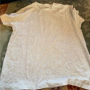 lululemon athletica Light Heather Gray Crew Tee